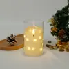 Melhor Venda da Amazon Vela de LED Artificial Tipo Bala Cordão de Luz Acrílico Luz de Ambiente Vela Digital de LED Plástica