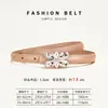 Cinturón de Moda Vintage para Mujer, Cinturón de Cuero de Alta Gama para Mujer, Cinturón Decorativo Versátil para Negocios