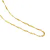 Collar de Cadena Sola Color Plata Cadena de Plata Esterlina 925 Clavícula Fina Chapada Color Oro 18K Chapado en Oro Cadena para Clavícula de Mujer sin Decoloración
