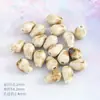 Pulsera de cuentas cerámicas de color leche con forma especial, accesorios, estrella de mar, tubo recto, columna cuadrada, accesorios de cuentas, joyería DIY, colgante de cuentas de porcelana