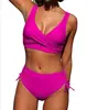 Traje de baño transfronterizo Popular diseño cruzado Bikini Traje de baño dividido Bikini Exportación de Amazon Traje de baño
