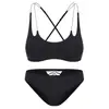 Nuevo Estilo de Comercio Exterior Sexy con Tirantes Cruzados Espalda Bella Sin Costuras Conjunto de Lencería para Mujer Pecho Pequeño Push-Up Sin Varillas