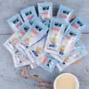 Leche Condensada Azucarada Marca Panda 12g*100 Paquetes Leche Condensada Paquete Pequeño Café Postre Tarta de Huevo Pan Comercial