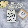 Bolsa Transversal de Tricô para Riqueza Instantânea, Bolsa para Celular, Bolsa Transversal Portátil de Silicone Tricotado, Essencial para Férias