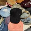 Gorra de béisbol de pana con estampado de espina de pescado, etiqueta pequeña, cabeza grande que muestra la cara, gorra pequeña con esquinas para hombres y mujeres, otoño e invierno, nueva
