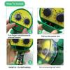 Controlador de Riego Inteligente con Temporizador de Doble Dial Riego Automático Control de Riego de Flores Temporizador Tipo Perilla Doméstico