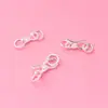 Hebilla de Plata S925 Hebilla S Gancho de Plata Hebilla de Pulsera Hebilla de Collar Hebilla de Cuerda para la Mano Accesorios DIY Cuerda de Collar Hebilla de Anzuelo de Pescado Hebilla de Signo de Interrogación