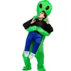 Ropa inflable de Tyrannosaurus Accesorios de maquillaje de Halloween Disfraz de cosplay para actuación Dinosaurio inflable para adultos Amazon