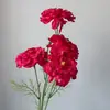 4 flores de pez koi y peonías para bodas, arreglos florales hechos a mano de alta gama para lugares de boda, arreglos de suelo y materiales florales decorativos suaves