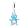 Contas de liga de gota de óleo de desenho animado tridimensional transfronteiriças com furo grande para DIY, acessórios de joalheria, material para pulseira, acessórios feitos à mão, atacado