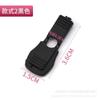 Hebilla de Cordón Perezoso de Nylon, Clip de Extremo de Cuerda para Bolso de Documentos con Forma de Reloj, Hebilla de Cuerda Elástica de Fijación para Ropa, Accesorio de Botón de Presión