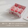 Vela de morango feita à mão forma vela aromaterapia tiroterapia forma vela presente de aniversário fragrância caixa de presente