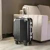 Maleta de viaje de aluminio grueso de alto valor, ruedas universales silenciosas, asa extensible, maleta de equipaje, femenina, de 24 pulgadas, lote pequeño, fábrica transfronteriza