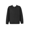 Suéter de punto Henley de dos piezas para hombre, colección de primavera y otoño, peso pesado, top versátil de manga larga, prenda base de moda de corte holgado