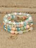 Set de Pulseras de Cristal Multicapa Árbol de la Vida Bohemio para Mujer Venta Caliente Transfronteriza Pulsera Hecha a Mano Creativa de Cuentas