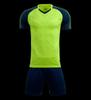 Uniforme de equipo de competición transpirable de secado rápido, ropa de fútbol estampada para niños y adultos, traje de entrenamiento de fútbol de manga corta, venta al por mayor rápida
