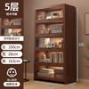 Estantería de piso retro de estilo americano, gabinete pequeño de madera maciza, gabinete de almacenamiento para sala de estar, vitrina de almacenamiento, estante integrado de pared