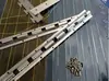 Acero Inoxidable 304 Canaleta de Quilla Cortina de Puerta Blanda Quilla de Hierro Engrosada Accesorios de Cortina de Puerta Blanda de PVC Cortina de Puerta de Plástico