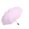 Sombrilla de protección solar UV de 8 varillas con recubrimiento negro, logo personalizable, disponible en varios colores, adecuada para protección solar y de lluvia, ideal para regalos y publicidad