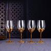 Ventas Directas de Fábrica Juego de Decantador y Copas de Vino Esmaltadas Copa de Cristal para Vino Juego de Regalo
