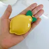 Bolsa para Joyería DIY Accesorios de Colgante Cuero PU Manzana Fruta Accesorios de Comida Colgante para Llave Semi-Terminado