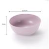 Tigela de palha de trigo estilo nórdico cor pura simples louça criativa infantil para uso doméstico tigela de arroz de 6 polegadas resistente a quedas