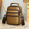 Bolso de Hombro para Hombre de Cuero Genuino Más Vendido Transfronterizo, Bolso Cruzado de Moda de Gama Alta, Bolso de Hombro Versátil para el Trabajo Diario, Bolso Casual para Hombre, Moderno