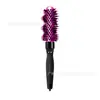 Pente de rolo de cabelo encaracolado cilindro roxo pente de cerdas de estilo especial condução de calor ar tubo de alumínio pente de rolo de cerâmica pente de cabelo