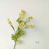 30 cabeça única camomila flores artificiais pequeno buquê de margarida sala de estar falsa decoração de margarida crisântemo flores secas ornamentos de flores