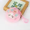 Bolsa de monedas de animales suaves y lindas de dibujos animados, mini bolsa colgante linda para niños, muñeco de peluche para estudiante, billetera pequeña, venta al por mayor