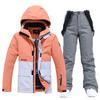 Traje de esqui masculino e feminino, roupa de trabalho quente e espessada, estilo coreano, snowboard, calça de snowboard dupla, novo
