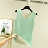 Colete térmico de fleece lado A e B para mulheres, camada interna sem costura para outono e inverno, forrado com fleece e espessado, top de camada base slim fit