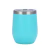Copo de Água Transfronteiriço, Taça de Vinho, Copo Térmico de Aço Inoxidável de Camada Dupla 304, Copo Casca de Ovo 12oz, Copo Térmico em Forma de U