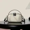 Bolso de Mujer de Cuero Genuino Nueva Moda Bolso Cuadrado Pequeño Bolso de Mano de Cuero Vacuno de Primera Capa para Mujer Bolso Bandolera de Cuero Genuino de un Solo Hombro Envío Directo