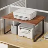 Soporte para impresora, estante para escritorio de oficina, estante organizador de archivos para escritorio en casa, soporte pequeño para copiadora de escritorio