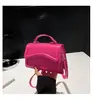 Bolsas pequeñas populares para mujer, bolsos de mano retro simples y modernos, bandoleras versátiles, bolsos cuadrados pequeños de un solo hombro, nuevos estilos de otoño e invierno