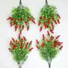 Fruta Laranja Simulada Laranja Fruta e Vegetal Anti-Real Morango Azevinho Limão Romã Buquê Fruta da Fortuna Enfeites Decorativos