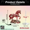 2026 Año del Caballo Soporte Acrílico Decoración Regalo Transfronterizo Año Nuevo Chino Caballo del Zodiaco Artesanías Adorno