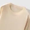 Suéter Delgado 100% Lana para Hombre Cuello Redondo Versátil Color Sólido Suéter Casual de Negocios Lujo Accesible Base de Punto de Lana Al por Mayor