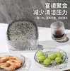 Plato para escupir huesos de lujo ligero más vendido en Douyin plato de fruta plato de mesa plato de verduras plato para escupir huesos plato pequeño plato de basura con bandeja base