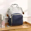 Mochila de viagem multifuncional estilo coreano, bolsa leve para mamães, mochila estilosa para mães em movimento, bolsa de maternidade de grande capacidade