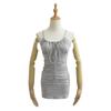 2023 Verano Nuevo Estilo Deseo Puro Sexy Chica Picante Falda de Cadera Cordón Encaje Vestido Bodycon Llamativo con Tirantes