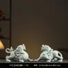 Adornos Pixiu de Ruyao, un Par de Regalos de Apertura de Tienda de Sala de Estar de Alta Gama, Decoraciones de Escritorio para Oficina de Jefes