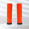 Manoplas de Borracha para Guidão de Bicicleta Extremidades de Guidão para Mountain Bike Manoplas Antiderrapantes com Trava Acessórios de Ciclismo