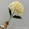 Flor de Hortensia Francesa Grande Simulada de Tela Impresa en 3D 216 Piezas Materiales para Flores de Boda Muebles para el Hogar Accesorios de Fotografía Venta al por Mayor