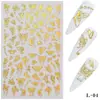 Pegatinas para Manicura Simulación Delgadas Mariposa Pegatinas Láser Mariposas Doradas y Plateadas Pegatinas de Mariposa Bronceadas