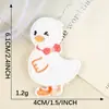 Lindo y Adorable Peluche de Dibujos Animados Patito Blanco Pequeño Directo del Fabricante En Stock Decoración de Caja Accesorio para Ropa Parche de Tela