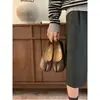 2026 Otoño estilo coreano nueva moda mocasines planos bajos para mujer con separación de dedos