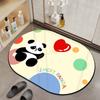 Nueva Alfombrilla Absorbente para Suelo de Baño Dibujos Animados Tierra de Diatomeas Felpudo Puerta de Baño Inodoro Alfombra Antideslizante Felpudo de Entrada
