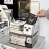 Caixa Organizadora de Acrílico Altamente Transparente para Mesa com Tampa Flip-Top à Prova de Poeira Cesta Organizadora com Tampa para Quarto Dormitório Escritório